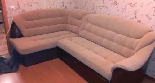 Перетяжка углового дивана. Иваново