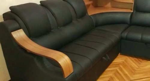 Перетяжка кожаного дивана. Иваново
